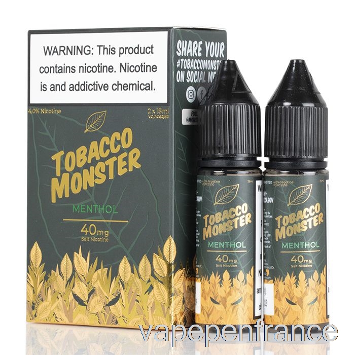 Menthol - Sels De Monstre De Tabac - Stylo Vape 30ml 48mg